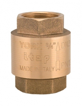 Clapet anti-retour YORK PN12 opercule en nylon, joint NBR