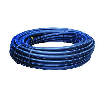 TUBE PE HD 100 BANDES BLEUES